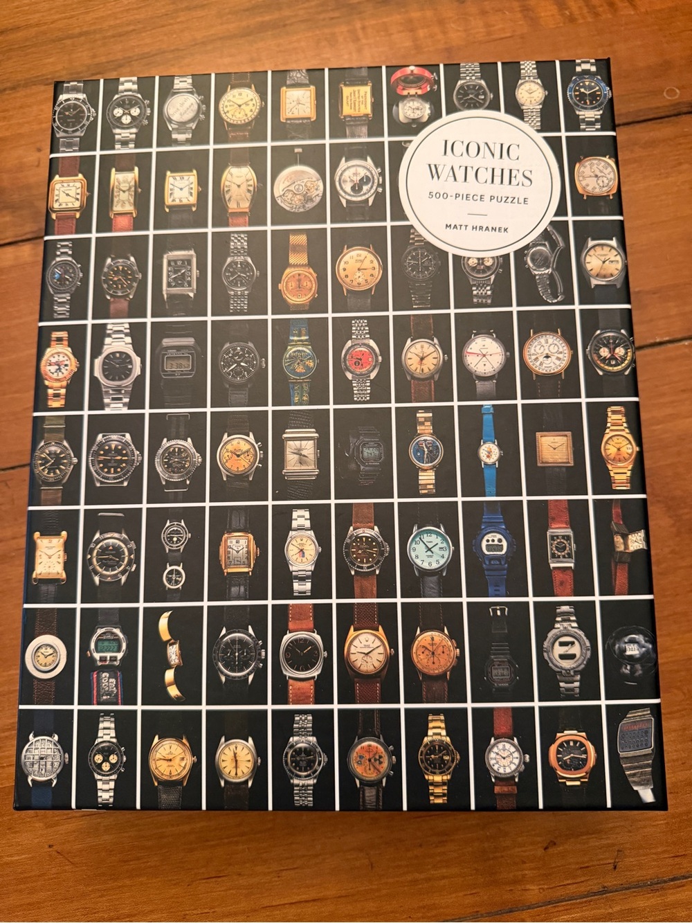 Iconic Watches Matt Hranek 500 Piece Artisan Jigsaw Puzzle 77 Timepieces